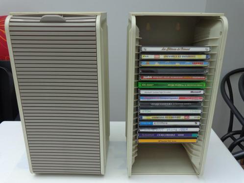 étagères CD : 2 pièces, Maison & Meubles, Accessoires pour la Maison | Étagères pour CD & DVD, Utilisé, CD, 25 à 75 disques, Autres matériaux