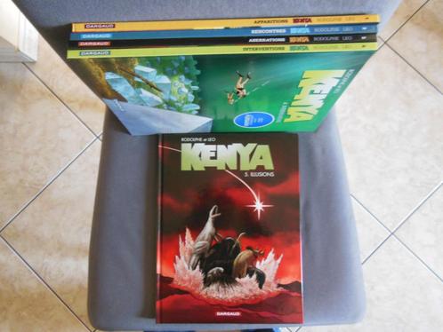 Lot BD Kenya 1 à 5 Série complète toutes en EO, Boeken, Stripverhalen, Zo goed als nieuw, Complete serie of reeks, Ophalen of Verzenden