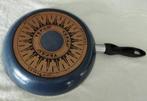 Tefal - 1 poêle bleue en téflon, diam 24 cm, Huis en Inrichting, Keuken | Potten en Pannen, Ophalen, Gebruikt, Koekenpan of Braadpan