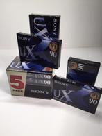 Nieuw In De Verpakking 9 x Sony UX-90 Chrome ( New Sealed ), Cd's en Dvd's, Cassettebandjes, 2 t/m 25 bandjes, Overige genres