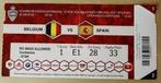 Ticket voetbal België - Spanje 01/09/2016, Verzamelen, Ophalen of Verzenden, Gebruikt, Overige typen