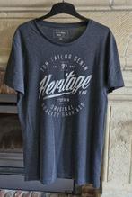 Tom Tailor-Heren tshirt KM-maat L-antracite grijs - NIEUW, Maat 52/54 (L), Verzenden, Nieuw, Tom Tailor