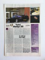 L'article : Venturi Atlantique 300, Livres, Autos | Brochures & Magazines, Comme neuf, Autres marques, Enlèvement ou Envoi