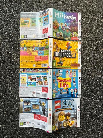 4 originele covers Nintendo 3DS beschikbaar voor biedingen