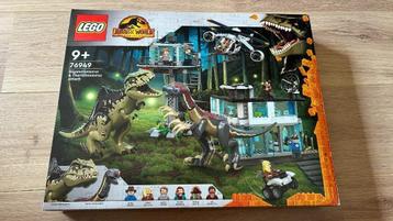 LEGO 76949 Giganotosaurus & Therizinosaurus aanval (nieuw) beschikbaar voor biedingen