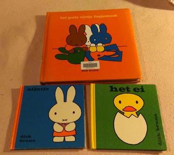 het grote Nijntje flapjesboek en kleine boekjes Nijntje beschikbaar voor biedingen