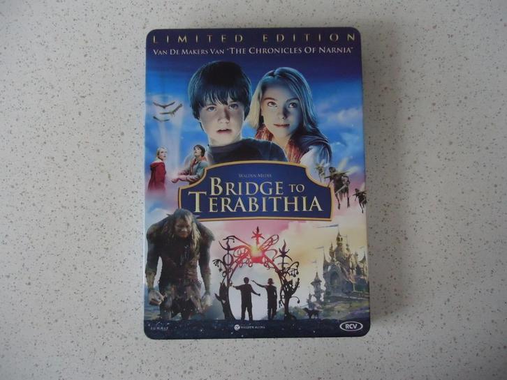 DVD' "Bridge To Terabithia" Limited Edition in Metalbook., Cd's en Dvd's, Dvd's | Kinderen en Jeugd, Zo goed als nieuw, Film, Avontuur