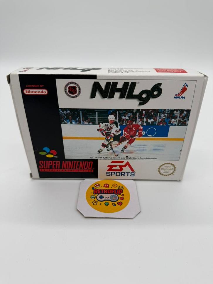 NHL 96 Super Nintendo Snes Game - Pal Snsp, Consoles de jeu & Jeux vidéo, Jeux | Nintendo Super NES, Utilisé, Sport, 2 joueurs
