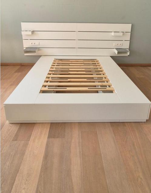 Nordlis iKea - bedframe 180x200 + opbergruimte + 2 matrassen, Kinderen en Baby's, Kinderkamer | Bedden, Matras, Ophalen