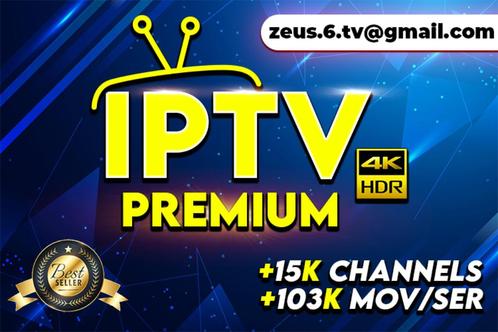 iptv premium 4k Vod/Ser, TV, Hi-fi & Vidéo, Lecteurs multimédias, Enlèvement ou Envoi