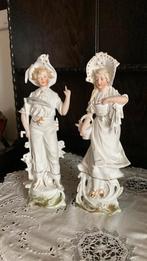 Antiek biscuit koppeltje 36 cm hoog, Antiek en Kunst, Ophalen