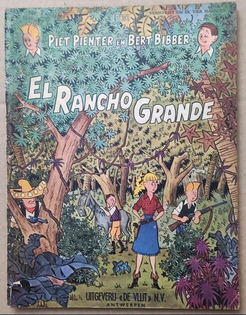 Piet Pienter en Bert Bibber 7: El Rancho Grande. (1957), Boeken, Stripverhalen, Gelezen, Eén stripboek, Ophalen of Verzenden