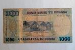 Rwanda, 1000 francs 1-2-2008, avec traces d'usure, Envoi