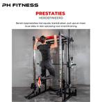 PH Fitness Power Rack met Smith Machine - Homegym Cage, Ophalen of Verzenden, Nieuw, Buik, Push-up steun