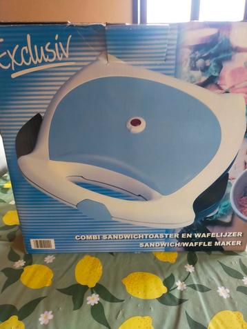 Combi sandwichtoaster en wafelijzer, Enlèvement, Neuf