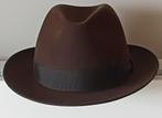 Borsalino hoed, bruin Allesandria, Ophalen, Borsalino, Hoed, 57 cm (M, 7⅛ inch) of minder