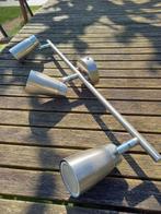 Hanglamp, Huis en Inrichting, Lampen | Spots, Ophalen, Halogeen, Metaal of Aluminium, Zo goed als nieuw