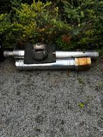 Schouw inox kachel 125mm, Ophalen, Gebruikt, Inox