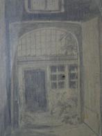 19de eeuwse tekening in potlood Poortjes De Baerdemaker, Ophalen of Verzenden
