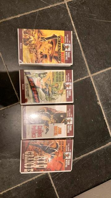 9 films western de John Wayne sur cassettes vidéo VHS,, Enlèvement, Comme neuf