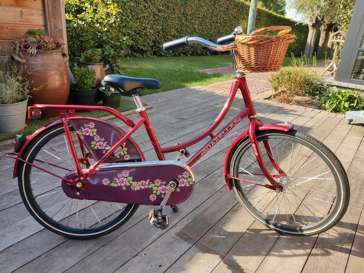 Retro Gazelle Madelief 20 inch bloemen, Fietsen en Brommers, Fietsen | Meisjes, Gebruikt, 20 inch, Ophalen