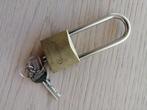 Abus Hangslot met hoge beugel 60mm, Ophalen, Zo goed als nieuw, Koper of Messing, Slot