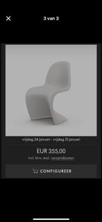 8 onbeschadigde design stoelen, Ophalen, Kunststof, Wit, Zo goed als nieuw