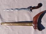 Luxueuze Keris of Kris Damascus staal, Ophalen of Verzenden