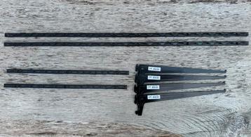 4 plankdragers 35cm met wandrails nieuw beschikbaar voor biedingen