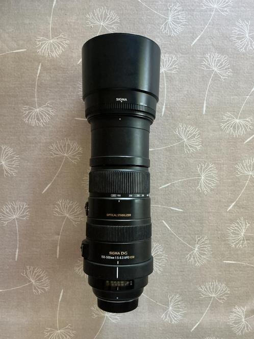 Sigma 150-500mm 1:5-6,3 APO HSM voor Nikon F, Audio, Tv en Foto, Foto | Lenzen en Objectieven, Gebruikt, Telelens, Zoom, Ophalen