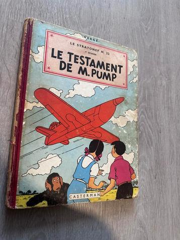 Bd  Le testament de M.Pump beschikbaar voor biedingen