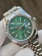 Rolex datejust munt groen, Handtassen en Accessoires, Horloges | Heren, Ophalen of Verzenden, Nieuw, Polshorloge, Rolex