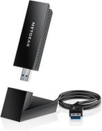 NETGEAR USB-stick (A8000), AXE3000 WiFi 6E Ethernet-adapter, Computers en Software, WiFi-versterkers, Ophalen of Verzenden, Zo goed als nieuw
