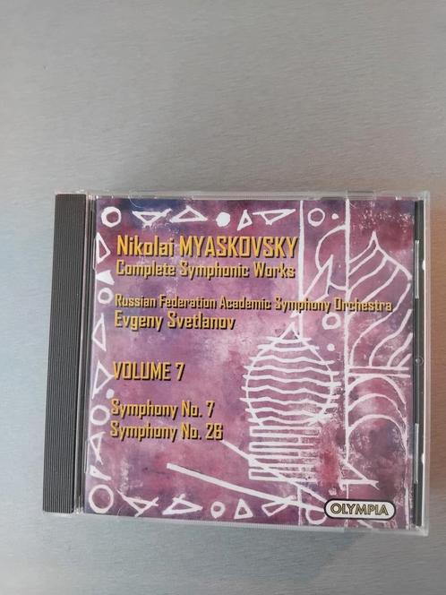 CD. Myaskovski. Symphonies 7 et 26 (Olympia)., CD & DVD, CD | Classique, Comme neuf, Enlèvement ou Envoi