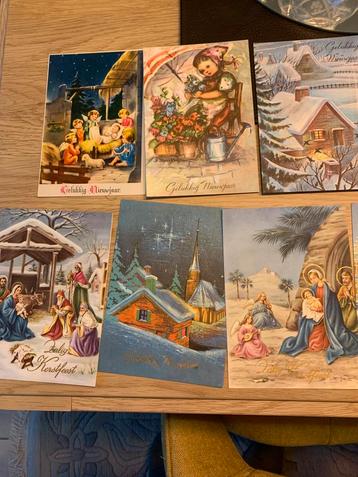 Zeer oude kaartjes van Gelukkig Nieuwjaar beschikbaar voor biedingen