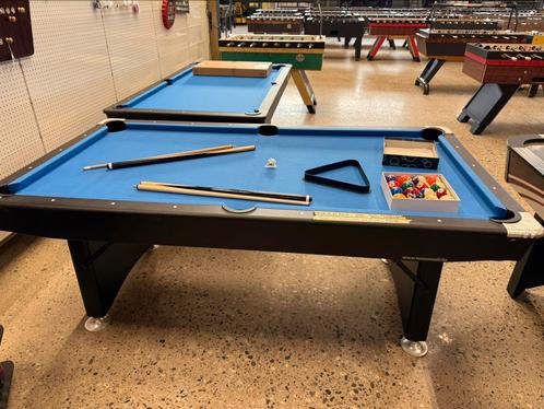 Okasie pooltafeltje uit verhuur, Sport en Fitness, Biljarten en Poolen, Gebruikt, Pooltafel, Ophalen