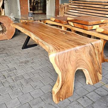 Waterfall boomstamtafel (suar) – 180-500cm beschikbaar voor biedingen