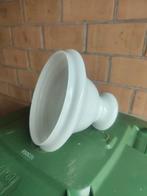 6x Vintage lampenkap, Huis en Inrichting, Ophalen, Wit, Rond, Zo goed als nieuw