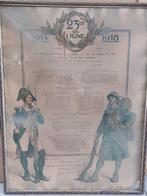 Tableau 23ème régiment de ligne - guerre '14-'18, Foto of Poster, Landmacht, Ophalen