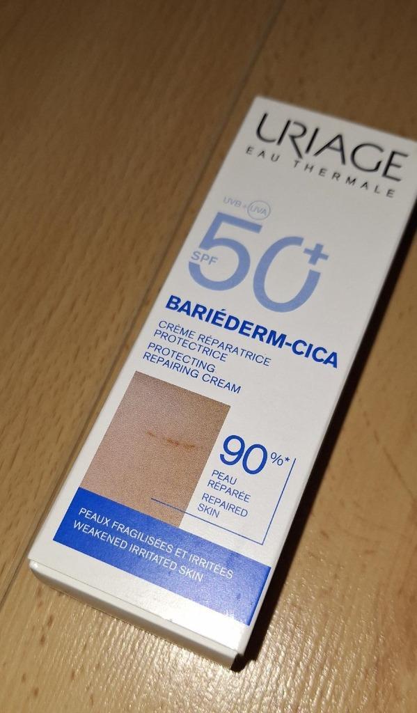 Uriage Bariéderm Cica-Crème SPF 50+ Neuve, Handtassen en Accessoires, Uiterlijk | Gezichtsverzorging, Nieuw, Verzorging, Gehele gezicht