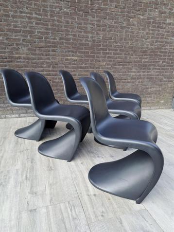 6 Vitra Verner Panton stoelen - gemerkt 160/stuk beschikbaar voor biedingen