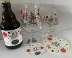 Duvel glazen Pierke Pierlala (gesigneerd), Ophalen of Verzenden, Zo goed als nieuw