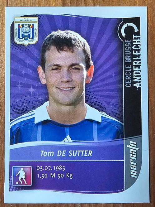 Panini Football 2009 Mercato Tom De Sutter Anderlecht!, Hobby en Vrije tijd, Stickers en Plaatjes, Zo goed als nieuw, Sticker