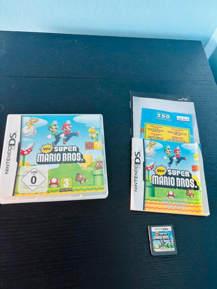 Nouveau Super Mario Bros DS (Nintendo DS), Consoles de jeu & Jeux vidéo, Jeux | Nintendo DS, Utilisé, Plateforme, 3 joueurs ou plus