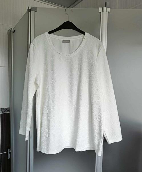 Trui - Sweater - Wit - Crème - Canda - C&A - XL - Dames - €4, Kleding | Dames, Truien en Vesten, Gedragen, Maat 42/44 (L), Wit