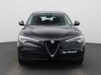 Alfa Romeo Stelvio 2.2 D 160 Super SUNROOF/PANO | LED | NAVI, Auto's, Alfa Romeo, Gebruikt, 4 cilinders, Zwart, Bedrijf