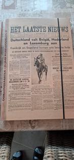 2 verzamelmappen oude oorlogskranten WO I-WO II, Verzamelen, Ophalen