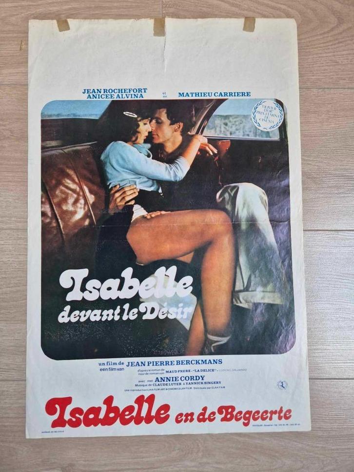 Filmaffiche Isabelle en de begeerte 1974, Collections, Posters & Affiches, Enlèvement ou Envoi