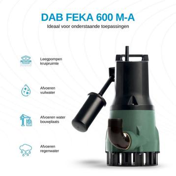 DAB FEKA 600 M-A dompelpomp vuilwater. Nieuw in doos. beschikbaar voor biedingen