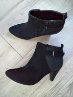 Bottillons noirs à talons bi-matiere avec tirettes P 40, Vêtements | Femmes, Comme neuf, Noir, Autres types, Enlèvement ou Envoi